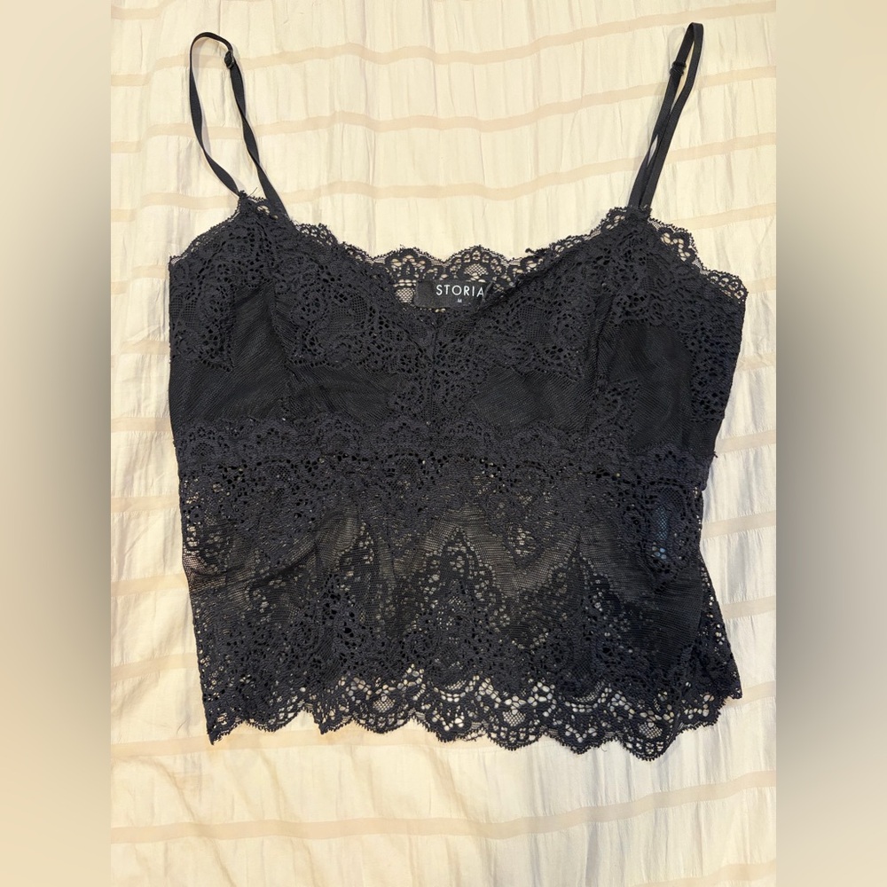 Storia Midnight Lace Top